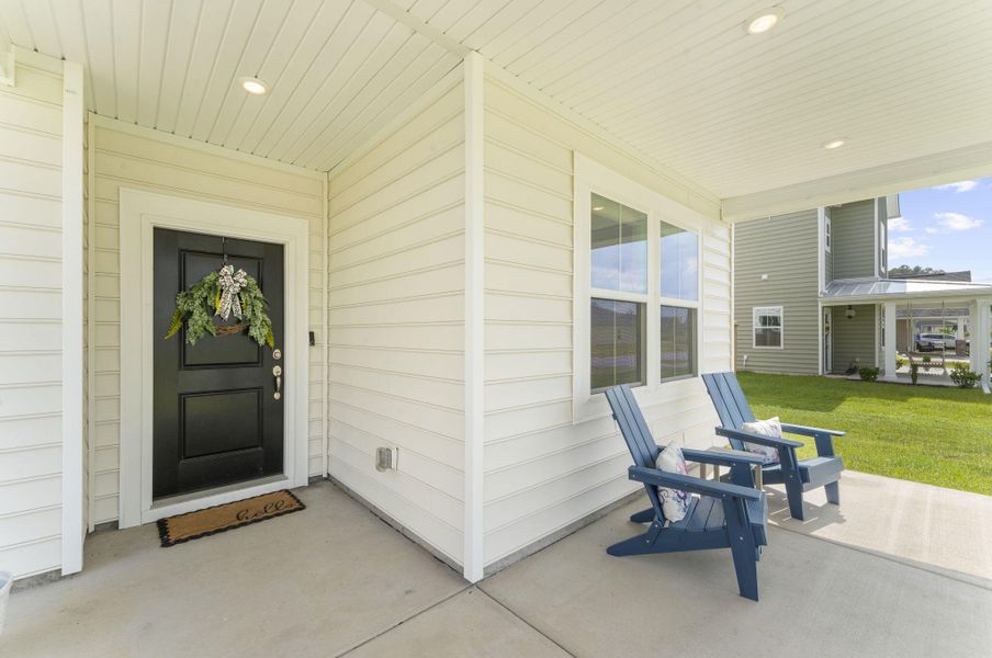 Exterior details and patio area of a home in , Summerville (Image 4). Exterior details and patio area of a home in , Summerville (Image 4).