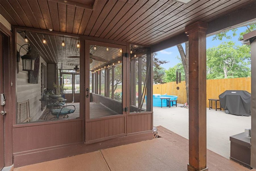 Exterior details and patio area of a home in , Gun Barrel City (Image 21).