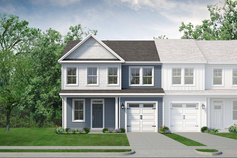 Representative exterior photo of a completed home built from the The Waterlily by Chesapeake Homes in Riverwalk Pointe, Leland, NC (Image 8).