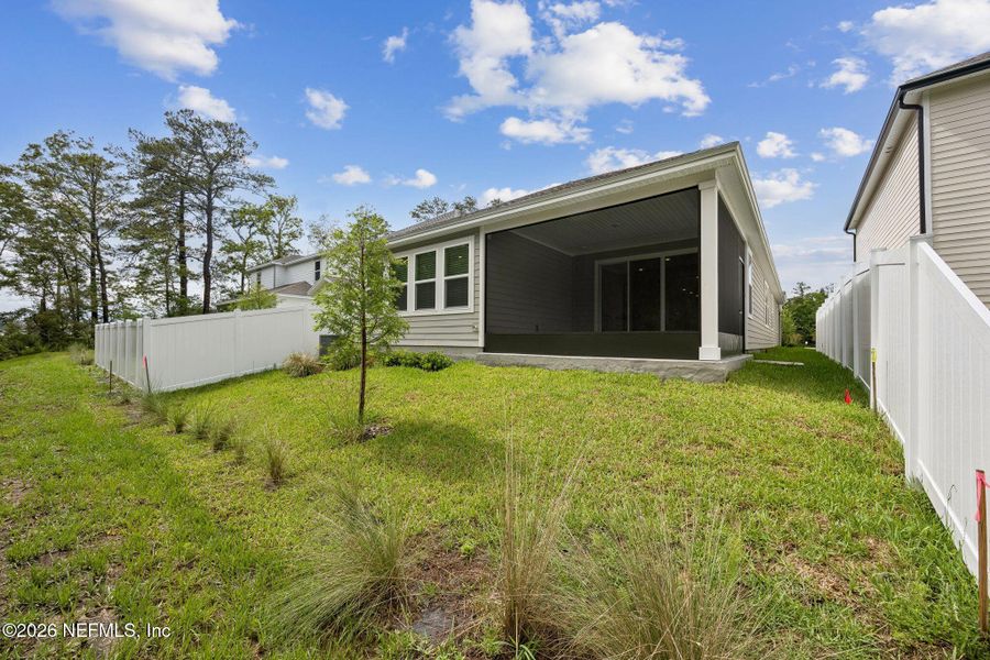 Exterior details and patio area of a home in Concourse Crossing, Fernandina Beach (Image 24). Exterior details and patio area of a home in Concourse Crossing, Fernandina Beach (Image 24).