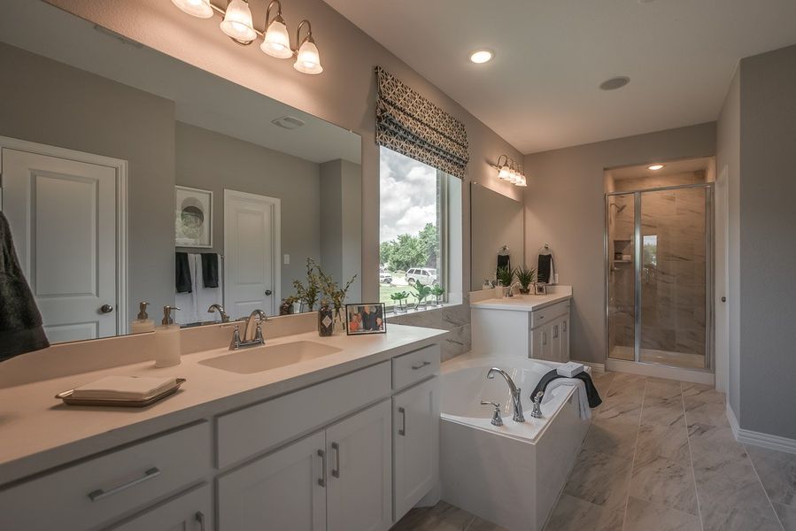 Furnished interior view inside a new home in Wildridge, Oak Point (Image 27).