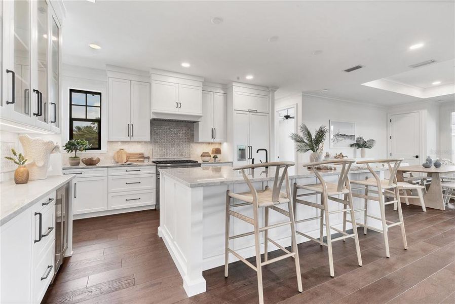 Furnished interior view inside a new home in , Boca Grande (Image 54).