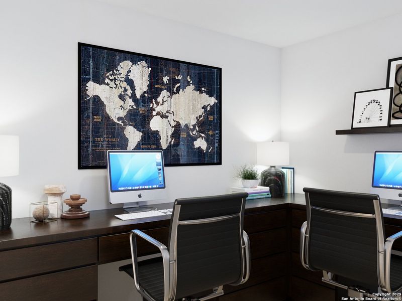 Furnished interior view inside a new home in Hickory Ridge, Elmendorf (Image 30). Furnished interior view inside a new home in Hickory Ridge, Elmendorf (Image 30).