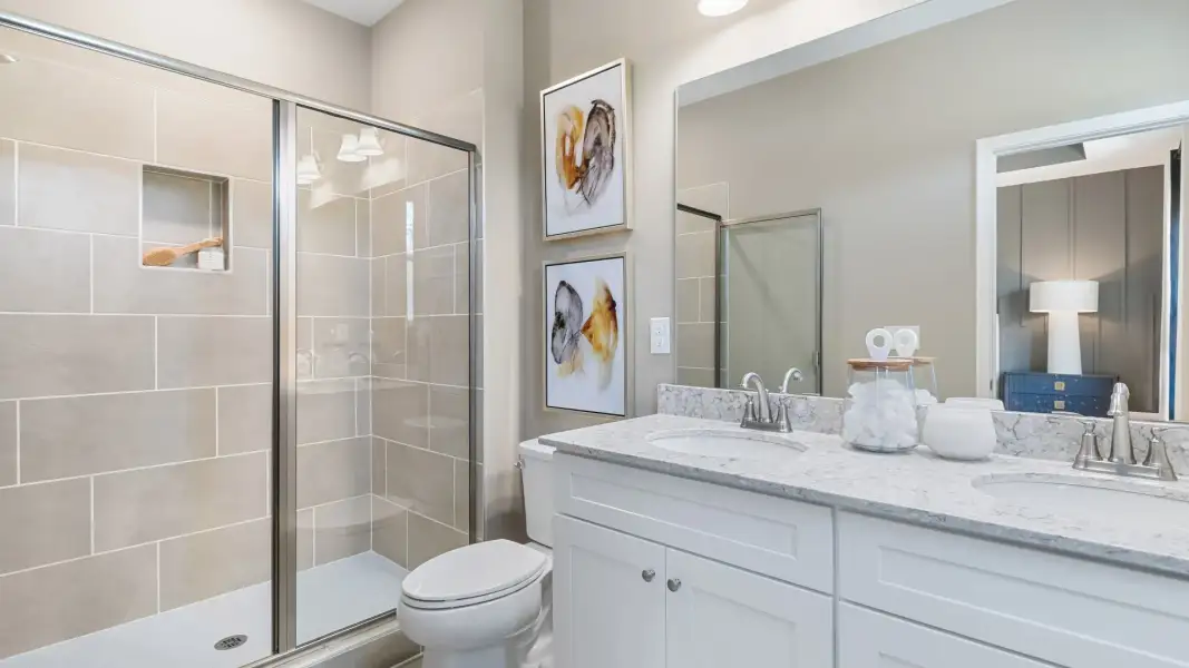 Furnished interior view inside a new home in Daybreak, Newnan (Image 31).