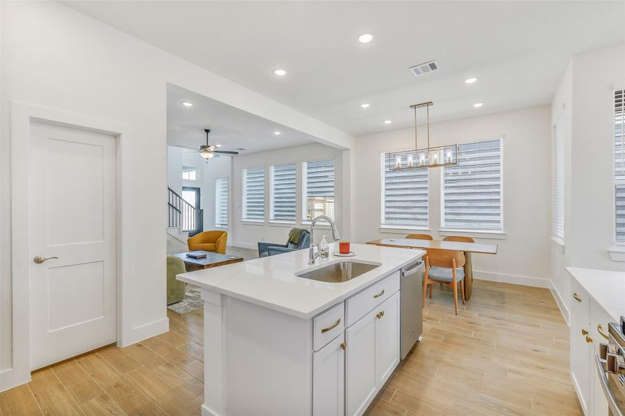 Furnished interior view inside a new home in , Cypress (Image 13).