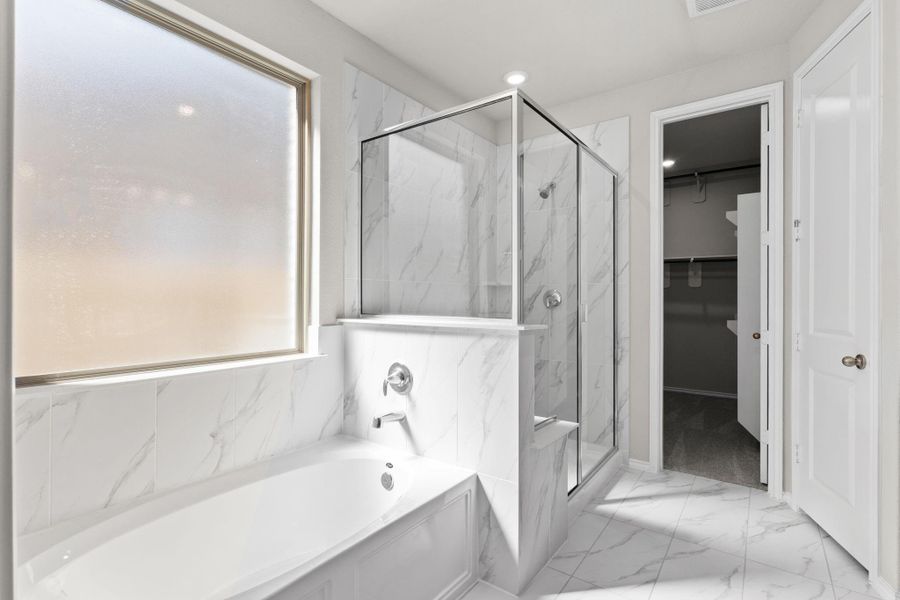 Furnished interior view inside a new home in The Trails, New Caney (Image 15).