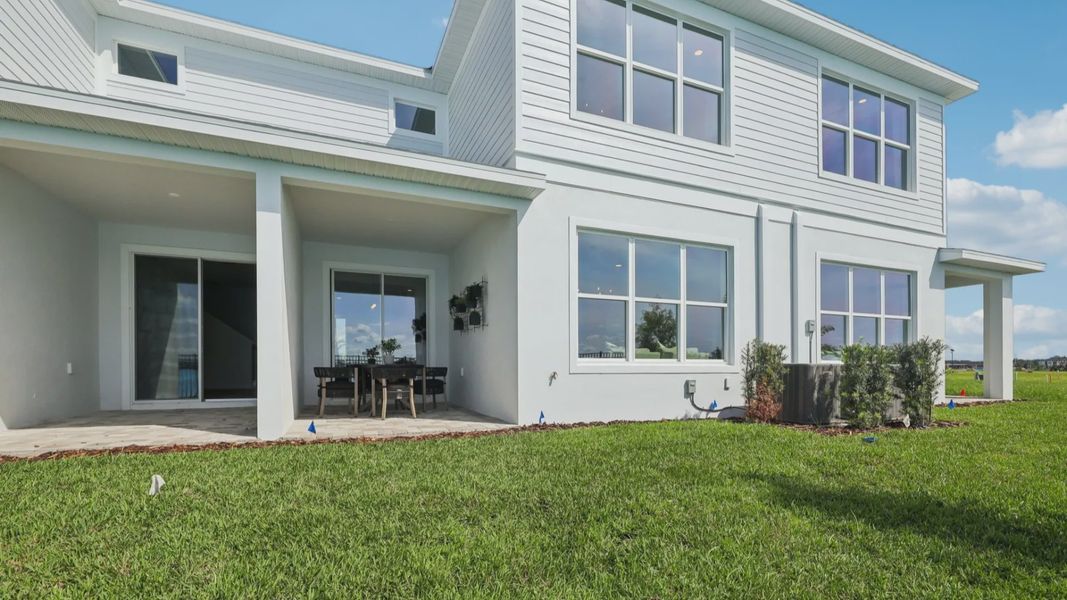 Exterior details and patio area of a home in Isla Mirada, San Antonio (Image 22).