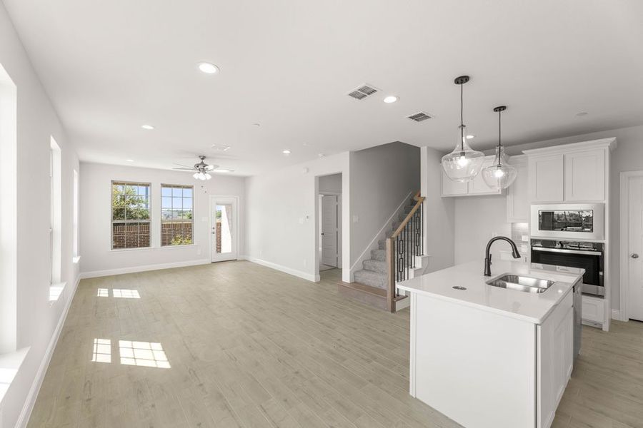 Representative exterior photo of a completed home built from the Palestine by Impression Homes in Main Street Village, Mansfield, TX (Image 10). Representative exterior photo of a completed home built from the Palestine by Impression Homes in Main Street Village, Mansfield, TX (Image 10).