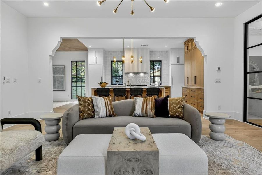 Furnished interior view inside a new home in , Atlanta (Image 47).