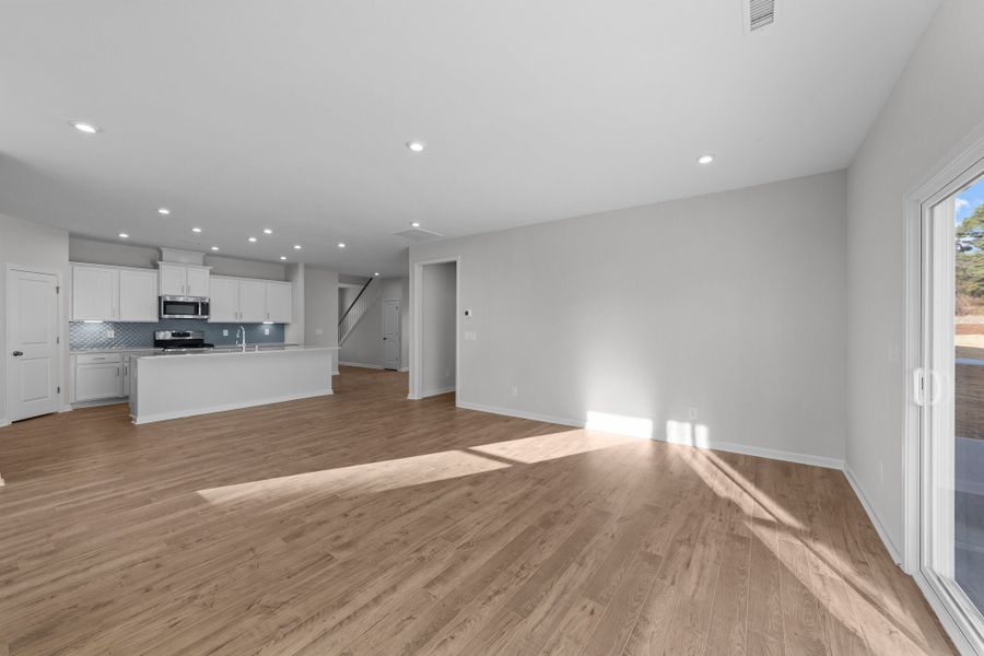 Representative unfurnished interior of a home built from the The Holly by Chesapeake Homes in The Farm at Neill's Creek, Lillington (Image 18). Representative unfurnished interior of a home built from the The Holly by Chesapeake Homes in The Farm at Neill's Creek, Lillington (Image 18).