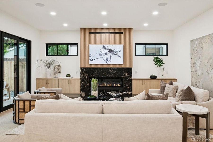 Furnished interior view inside a new home in , Denver (Image 25).