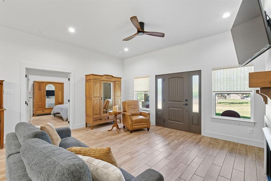 Furnished interior view inside a new home in , Alvord (Image 20).