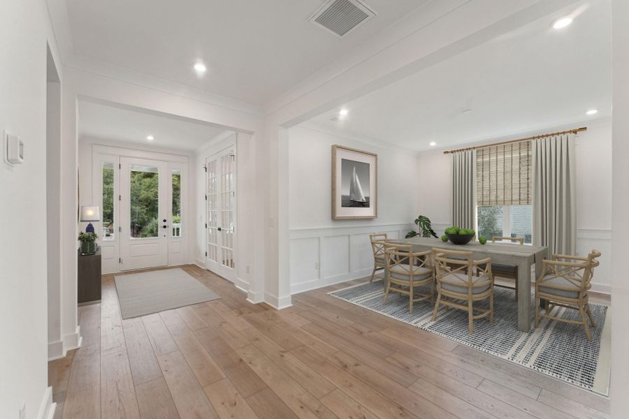 Furnished interior view inside a new home in Liberty Hill Farm, Mount Pleasant (Image 29).