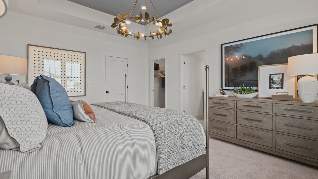 Representative furnished interior of a home built from the Lantana by DRB Homes in Parkview at Hamlin, Winter Garden (Image 34).