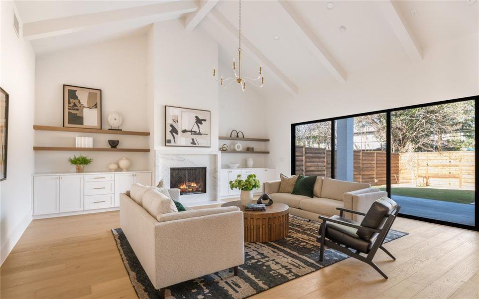 Furnished interior view inside a new home in , Dallas (Image 8).