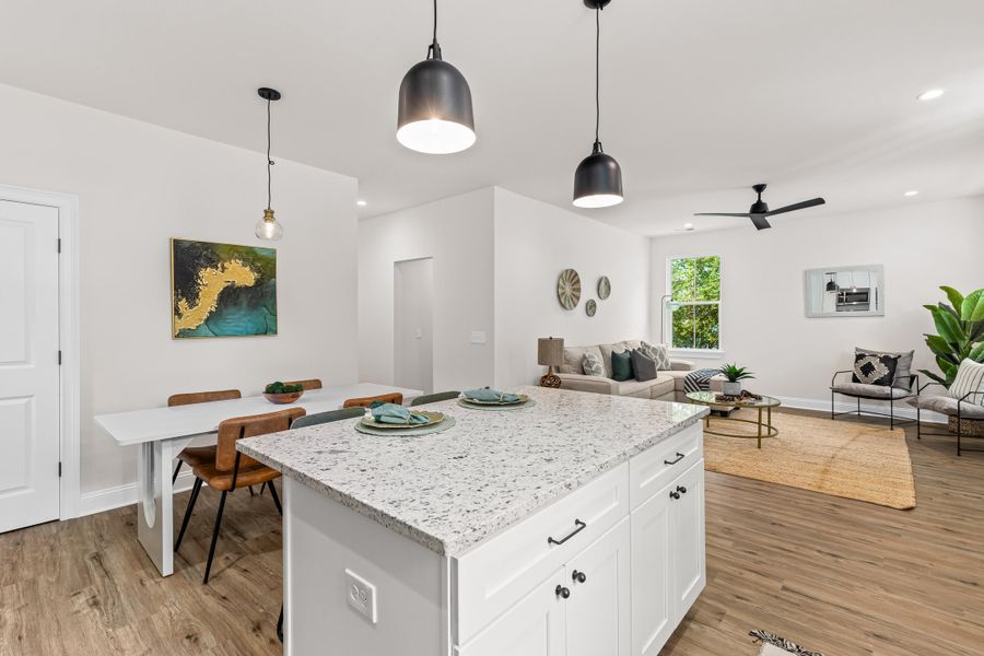 Furnished interior view inside a new home in , North Charleston (Image 11).