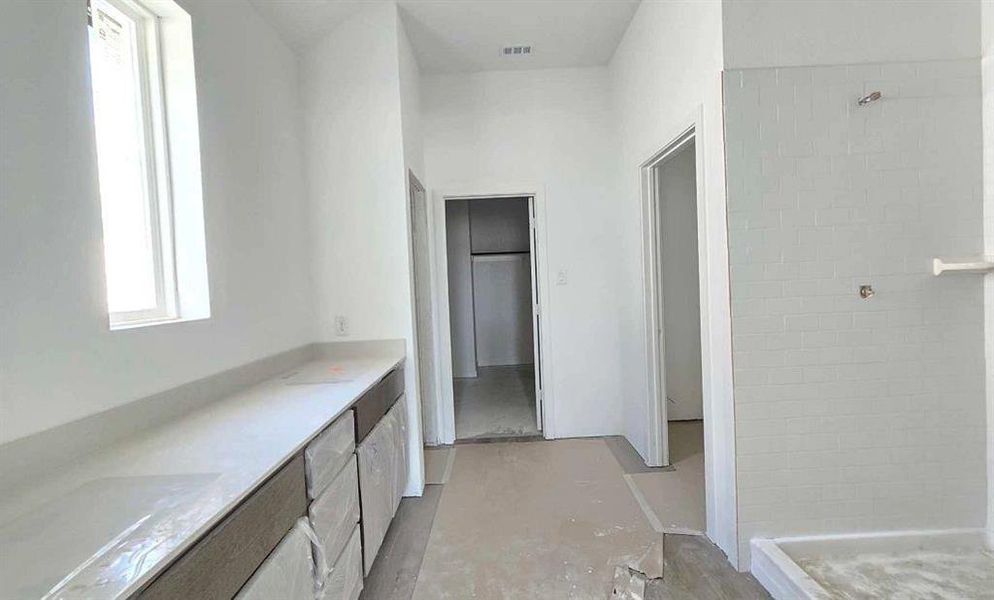 Primary Bathroom Construction Progress