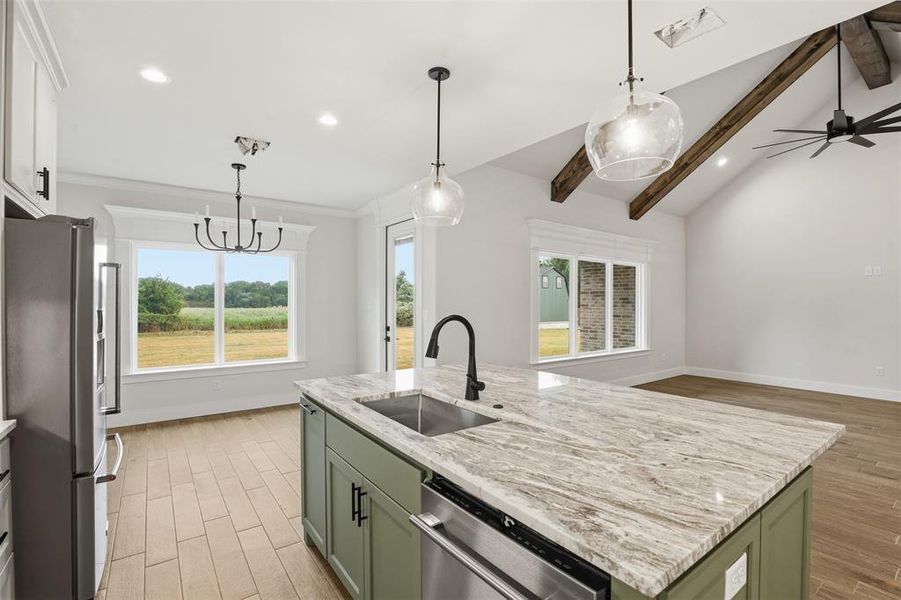 Furnished interior view inside a new home in , Granbury (Image 7).