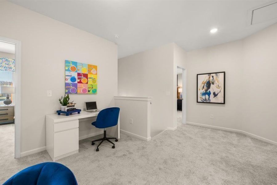 Furnished interior view inside a new home in Allen Manor, Hoschton (Image 26).