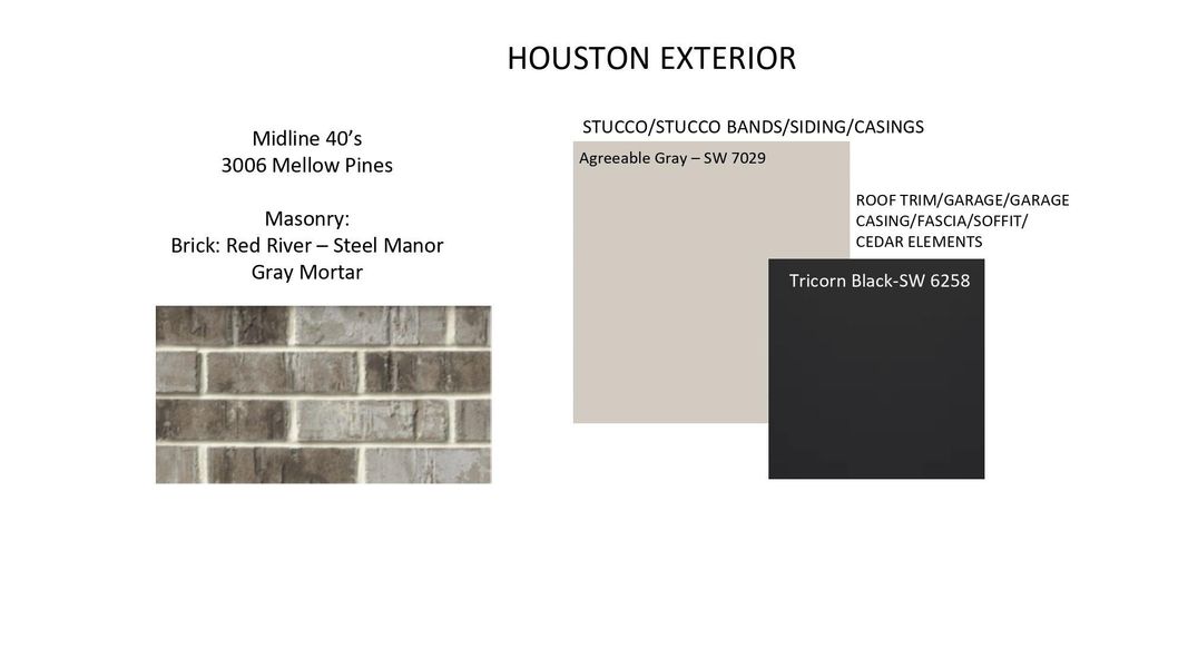 Sample of building materials used in homes in Midline, Webster (Image 7).
