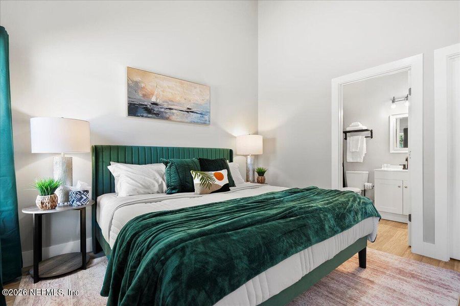 Furnished interior view inside a new home in , St. Augustine (Image 24).