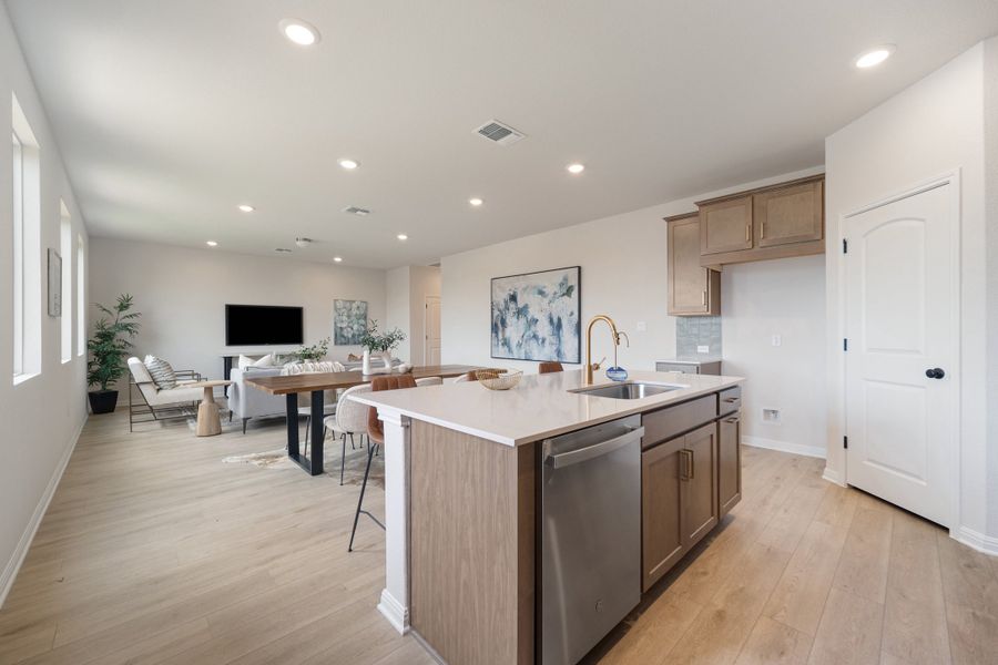Representative furnished interior of a home built from the Sierra by Ashton Woods in Berry Creek Highlands, Georgetown (Image 16).