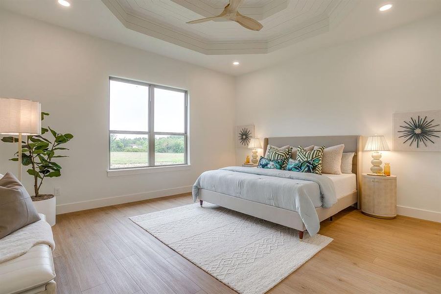 Furnished interior view inside a new home in , Burleson (Image 38).