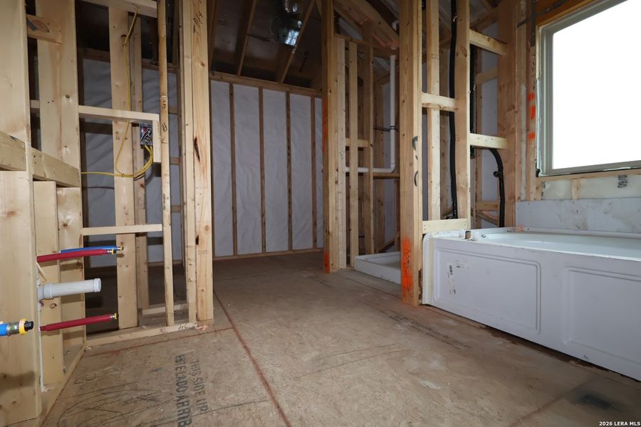 In-progress construction of a new home in Paloma Park, Converse, TX (Image 26).