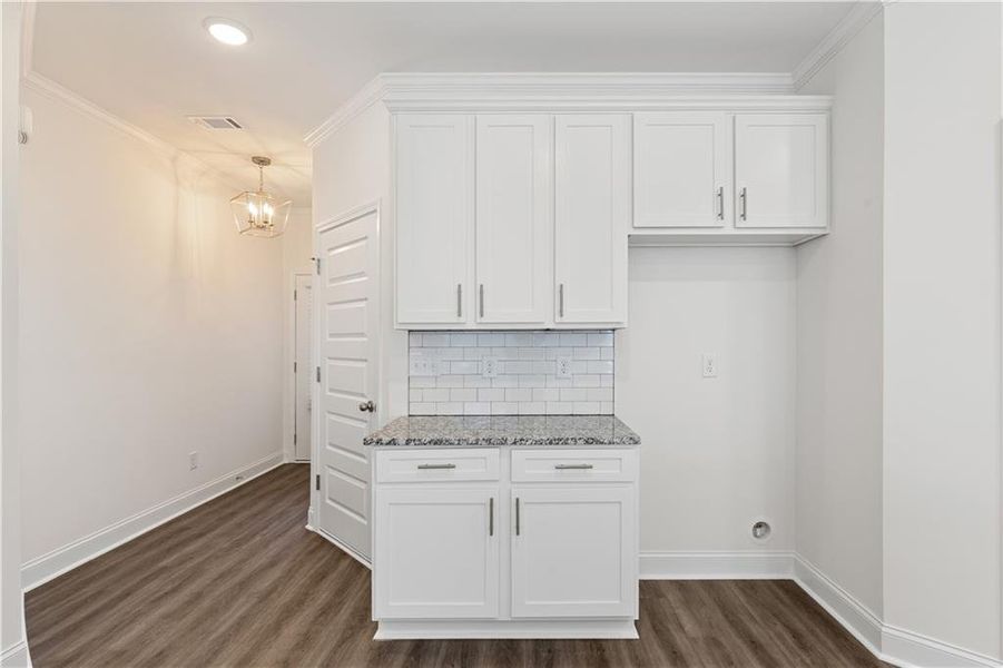 Furnished interior view inside a new home in Mulberry Summit, Flowery Branch (Image 12). Furnished interior view inside a new home in Mulberry Summit, Flowery Branch (Image 12).