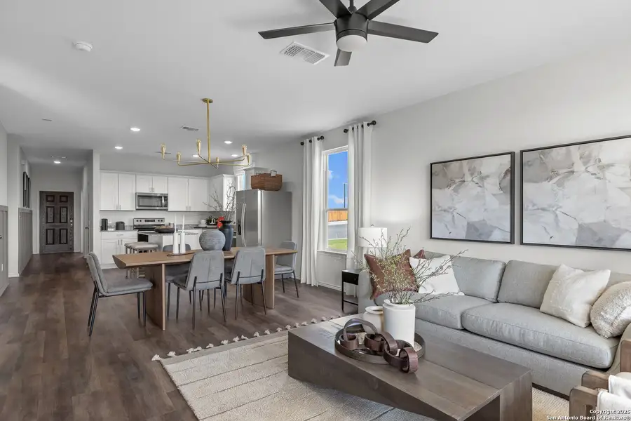 Furnished interior view inside a new home in Dove Song, San Antonio (Image 3).