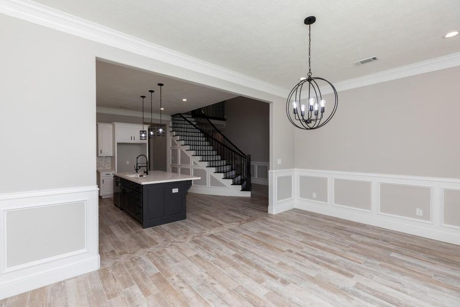 Furnished interior view inside a new home in , Beaumont (Image 6). Furnished interior view inside a new home in , Beaumont (Image 6).