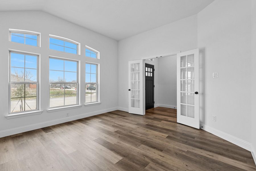 Representative unfurnished interior of a home built from the Sherwood by Cheldan Homes in Sunset Ridge, Keene (Image 63). Representative unfurnished interior of a home built from the Sherwood by Cheldan Homes in Sunset Ridge, Keene (Image 63).