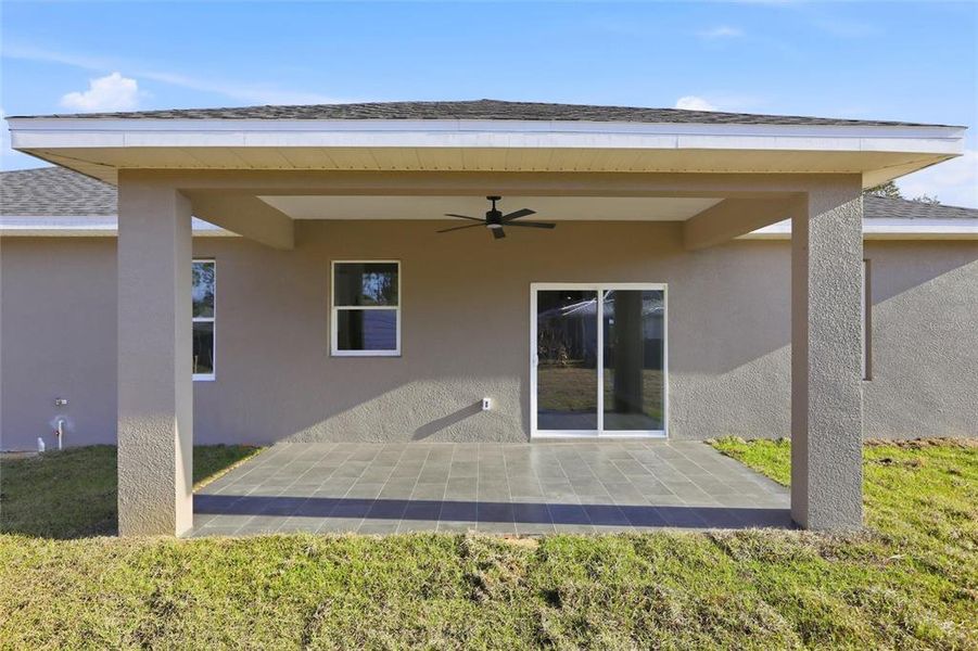 Exterior details and patio area of a home in , Sebring (Image 4).