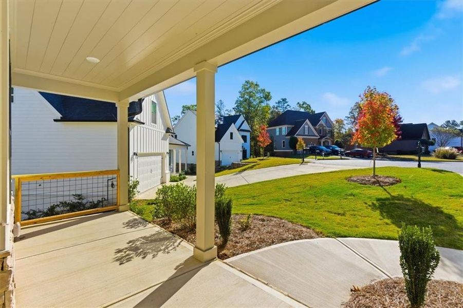 Exterior details and patio area of a home in , Cartersville (Image 19).