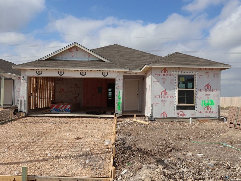 In-progress construction of a new home in Meadows at Clear Springs, New Braunfels, TX (Image 22).