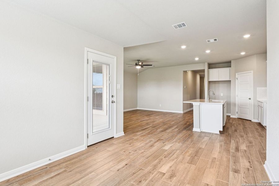 Spacious, unfurnished interior of a new home in Legendary Trails - Premier Series, Cibolo (Image 38). Spacious, unfurnished interior of a new home in Legendary Trails - Premier Series, Cibolo (Image 38).