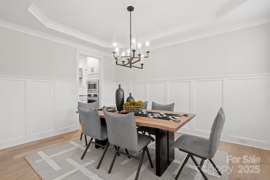 Furnished interior view inside a new home in , Charlotte (Image 25).