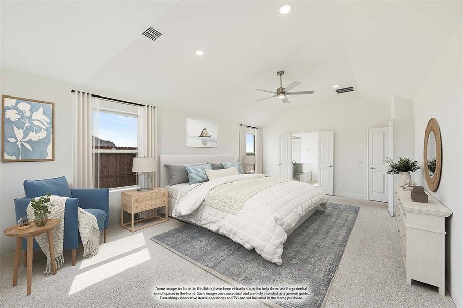 Furnished interior view inside a new home in Hunters Ridge, Crowley (Image 11). Furnished interior view inside a new home in Hunters Ridge, Crowley (Image 11).