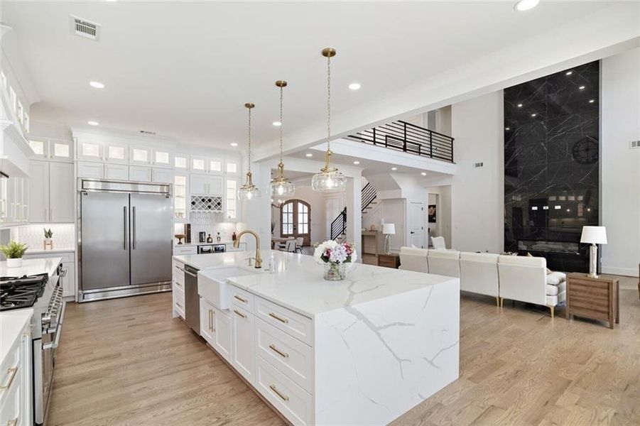 Furnished interior view inside a new home in , Grayson (Image 9).