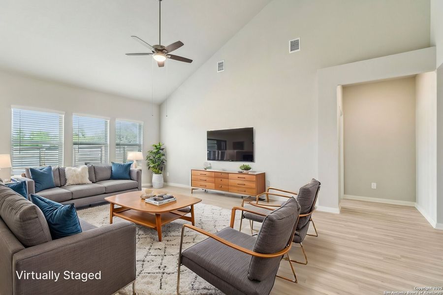 Furnished interior view inside a new home in Autry Pond, San Antonio (Image 14). Furnished interior view inside a new home in Autry Pond, San Antonio (Image 14).