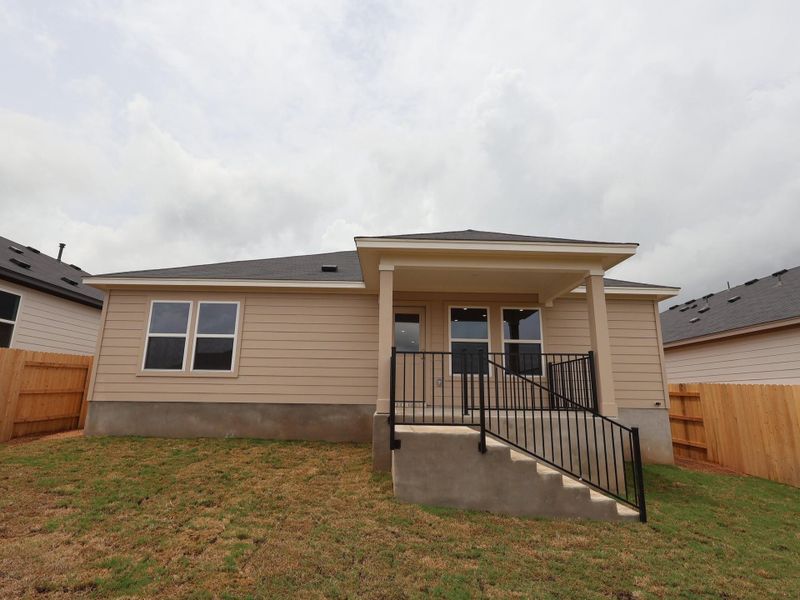 Exterior details and patio area of a home in Willow Springs, Buda (Image 4). Exterior details and patio area of a home in Willow Springs, Buda (Image 4).
