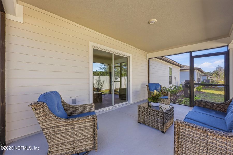 Exterior details and patio area of a home in , Hilliard (Image 23).