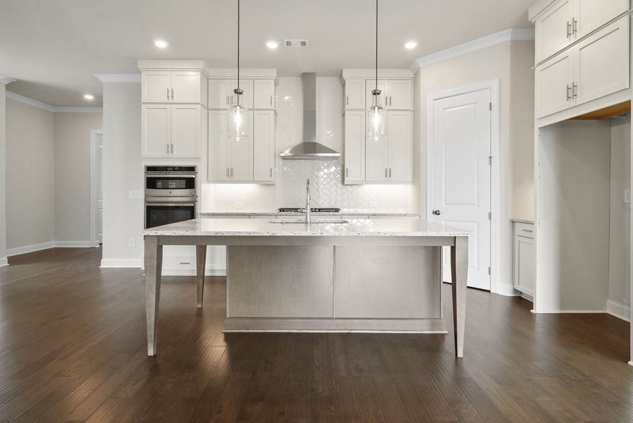 Representative furnished interior of a home built from the The Caplin by The Providence Group in Aberdeen, Hoschton (Image 15).