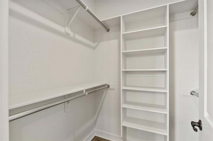 View of spacious closet