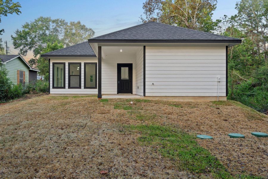 Exterior details and patio area of a home in , Willis (Image 19). Exterior details and patio area of a home in , Willis (Image 19).