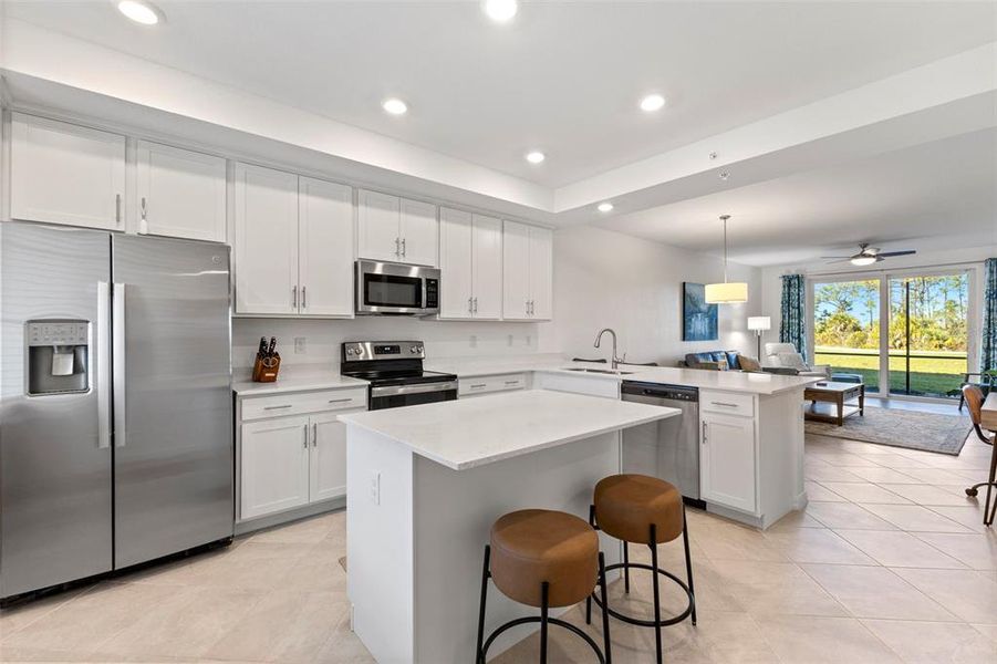 Furnished interior view inside a new home in , Venice (Image 26).