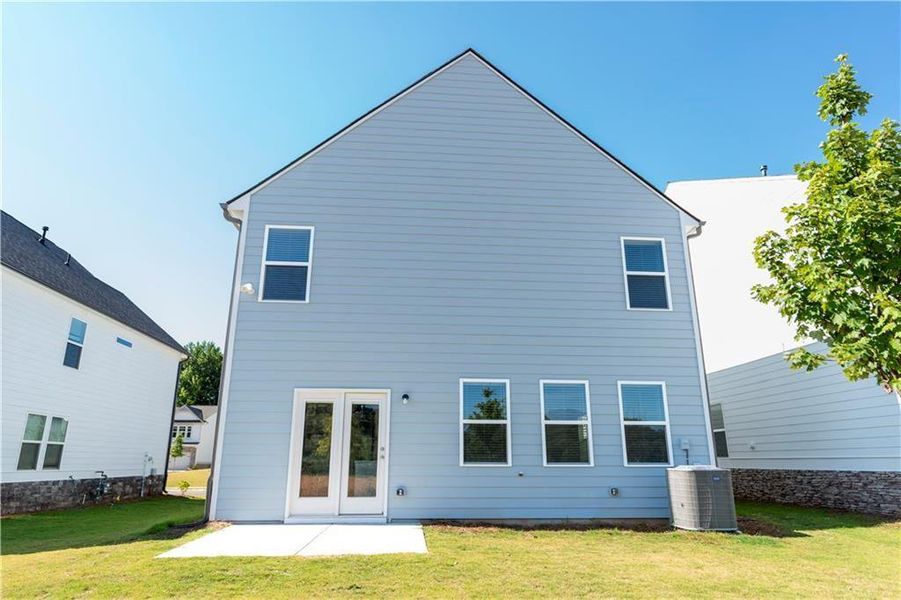 Front exterior of a new home in , Dawsonville, GA, highlighting curb appeal (Image 19).