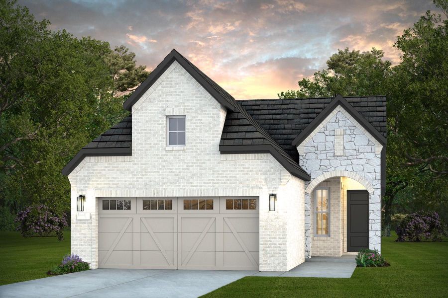 Representative exterior photo of a completed home built from the Compass by Del Webb in Sun City Texas, Georgetown, TX (Image 22). Representative exterior photo of a completed home built from the Compass by Del Webb in Sun City Texas, Georgetown, TX (Image 22).