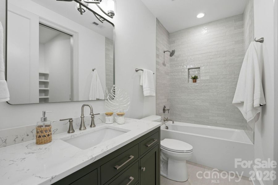 Furnished interior view inside a new home in , Charlotte (Image 31).