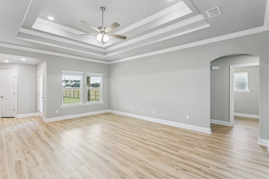 Representative unfurnished interior of a home built from the The Liberty by Herbst Homes in Prosperity Point, Milton (Image 93).